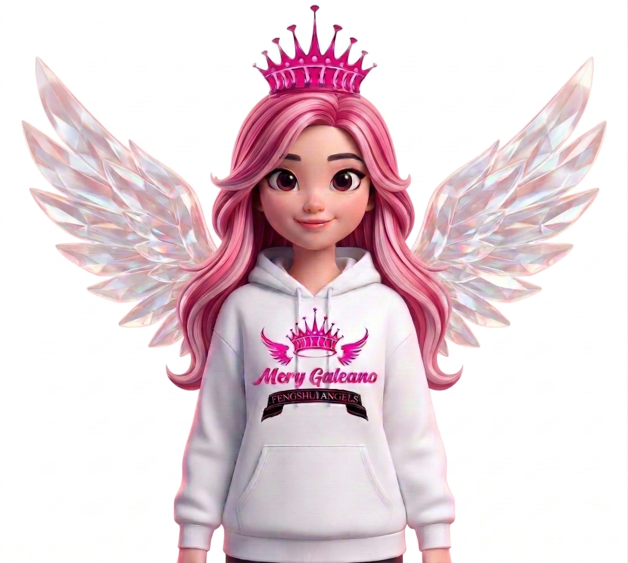 Elly Pink — the Yin angel of Feng Shui Angels